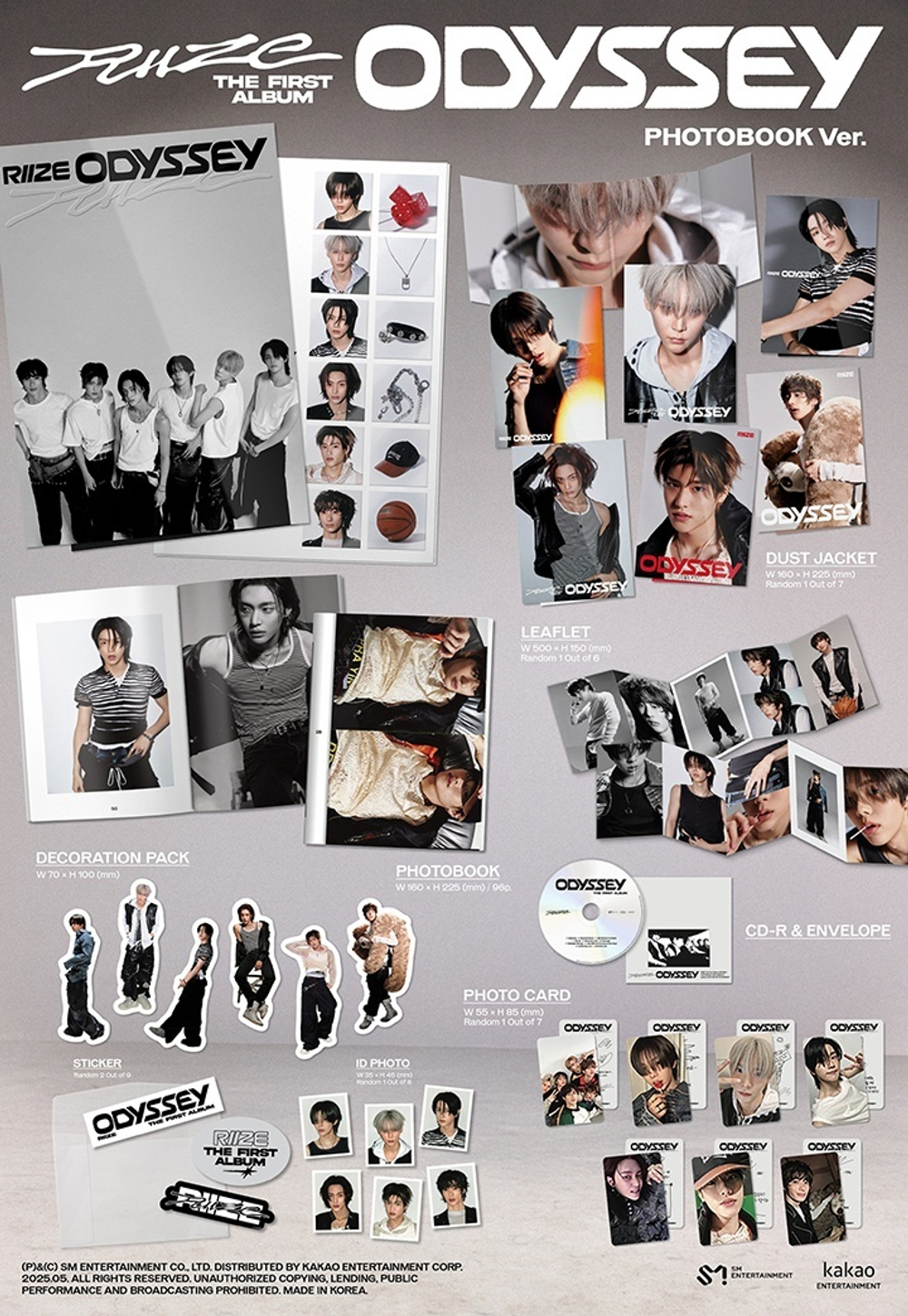 Альбом RIIZE - The 1st Album [ODYSSEY] (PHOTOBOOK Ver.) РАНДОМ