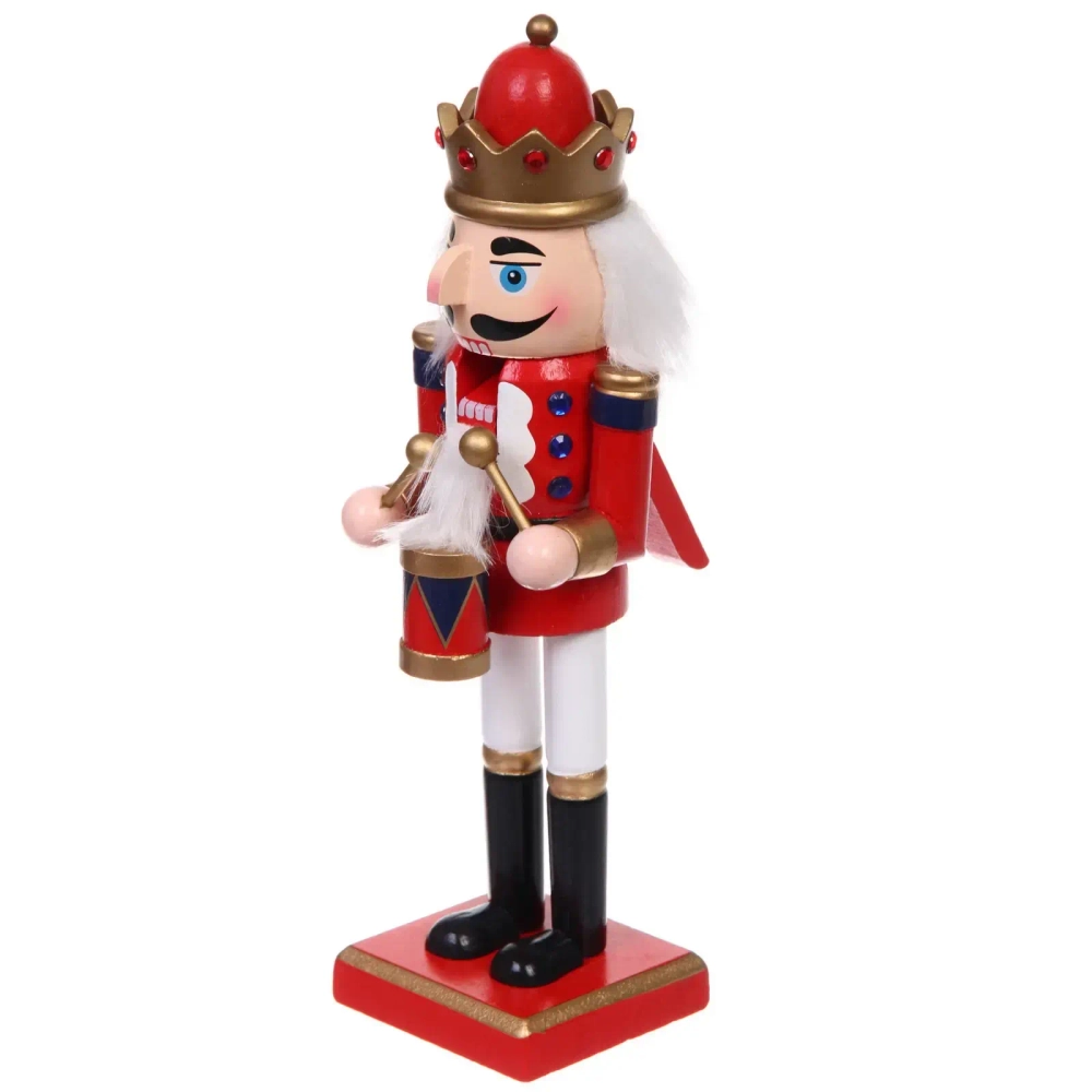 Фигурка новогодняя «Щелкунчик - Игра на барабане» 7,7*7,5*25,2 см