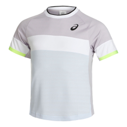 Мужское теннисное поло ASICS Match Top Tee T-Shirt Men - Light Blue, White