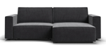 Угловой диван BOSS SOFT MODOOL Вельвет CORD графит