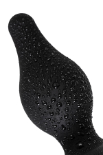 Черная анальная втулка 11см Erotist Toys Anal Plug Spade Size L