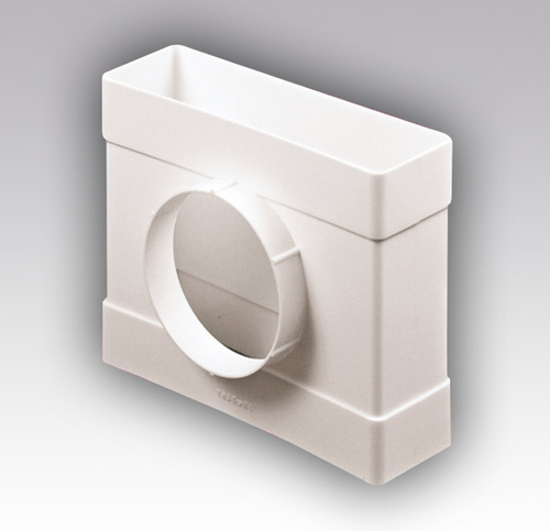 Тройник ТФП D100 с выходом 55х110 пластик ERA