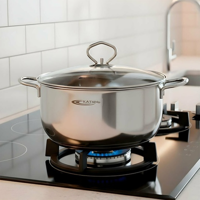 Кастрюля 4,2л нерж Лира