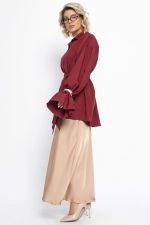 Блуза Присцилла (бордовая) Б14949-5М LT Collection