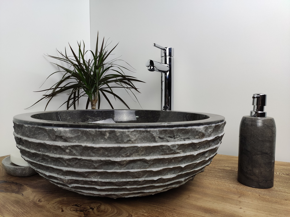 Раковина из мрамора Bowl Black Marmo BM-60032 45*45*15