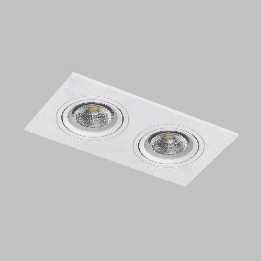 DK3022-WH Встраиваемый светильник, IP 20, 10 Вт, GU5.3, LED, белый, пластик