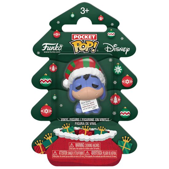 Фигурка Funko Pocket POP! Holiday Tree Winnie the Pooh Eeyore 86080 / Фигурка Фанко ПОП! по мотивам вселенной "Дисней", Иа-Иа