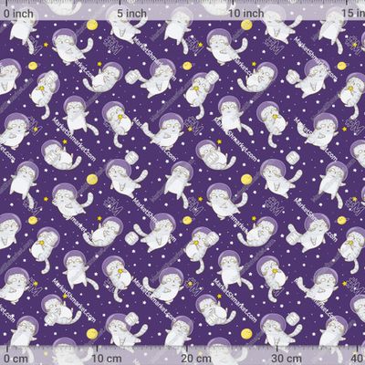 Кот астронавт собирает звезды by huhli13 600 DPI