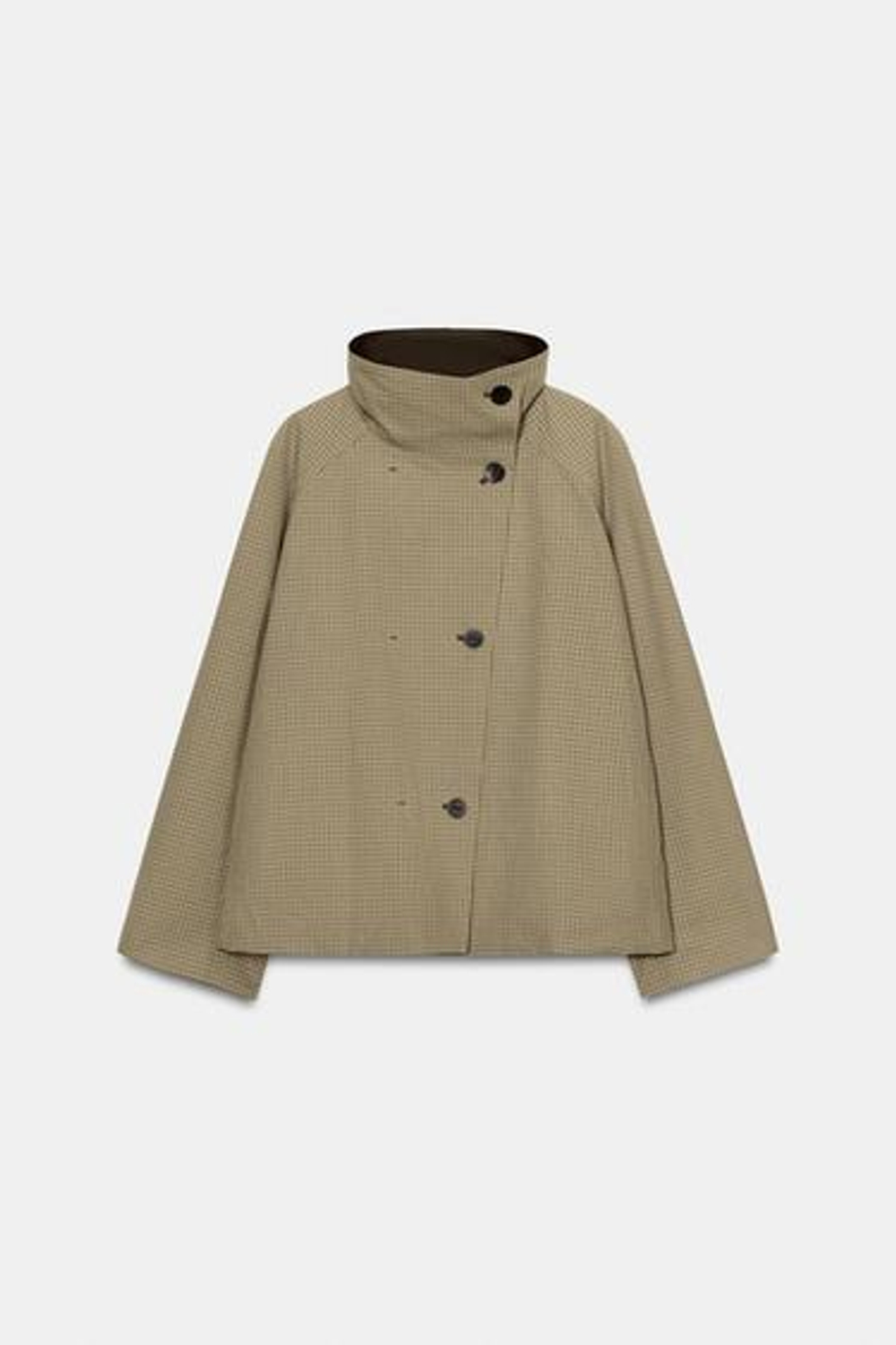 Двусторонняя клетчатая куртка ZW COLLECTION - ZARA