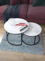 Комплект журнальных столов Акцент - ЧЗБ - МДФ в ПВХ