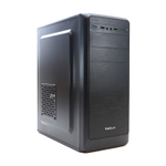 УЦЕНКА_Корпус TESLA 3241U3BF, Без БП, ATX, чёрный, 1xFAN, 2xUSB2, 1xUSB3 (RMA_TSL-3241U3-BF) {новый; замятие на заднем левом нижнем углу}