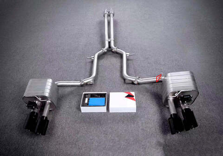 Выхлопная система с заслонками для Porsche Panamera 970 3.6T 2009-2013 Порше Панамера