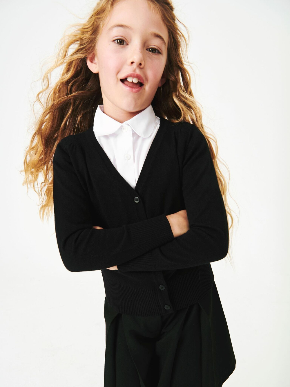 Кардиган школьный для девочки Next 396-716, Черный