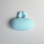 Мини-вибратор Youvic DF958-BLUE 4,9 см, 10 режимов, IPX6