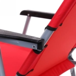 Стул 87*56*65см «Трон» складной, красный ДоброСад