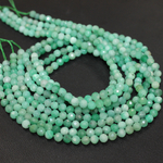 Изумруд ААА юв огр бусины 3мм 4мм