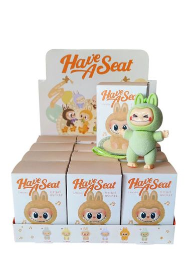 Брелок-Сюрприз Бокс Лабубу с подвижными частями тела, 12см