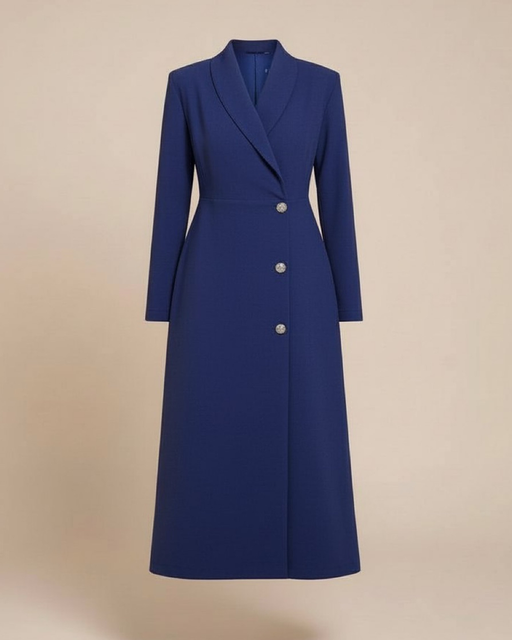 Платье "Элегантная особа" в синем