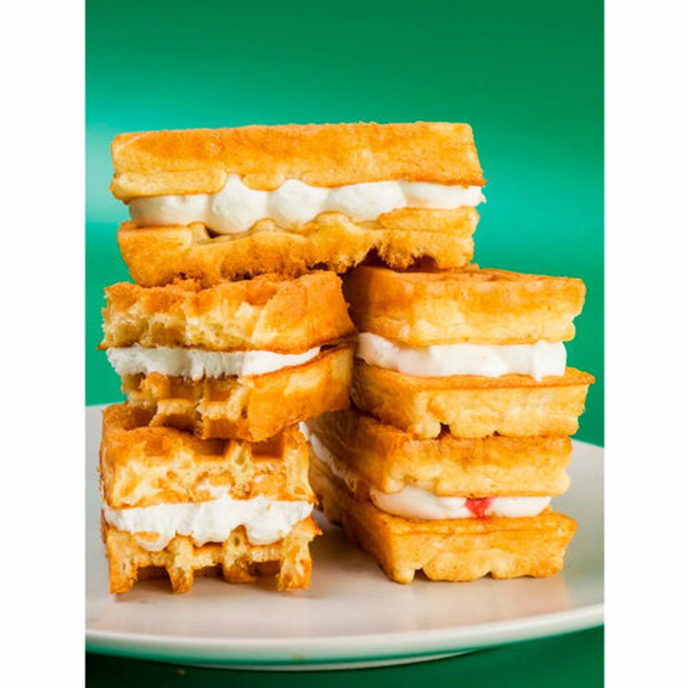 Вафли мягкие с суфле ДАРЛЕТТО со вкусом вишни, 1,08 кг