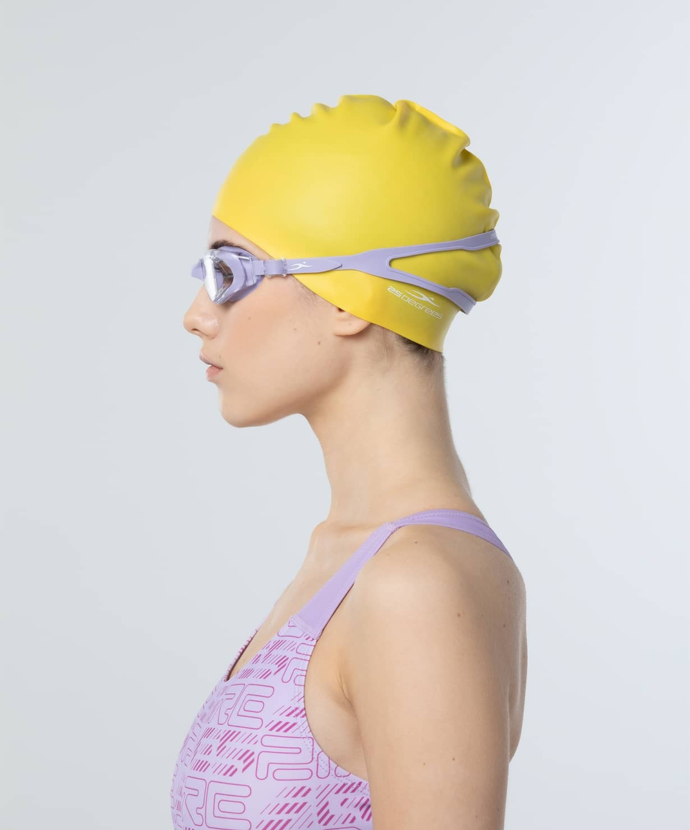 Шапочка для плавания Nuance Yellow, силикон