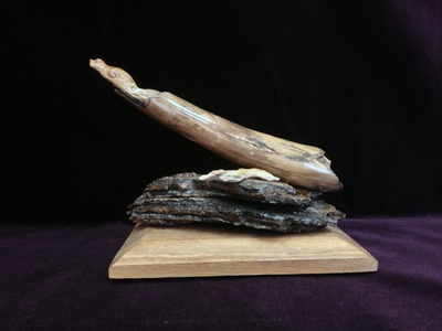 Птица вечности, миниатюра из рога лося