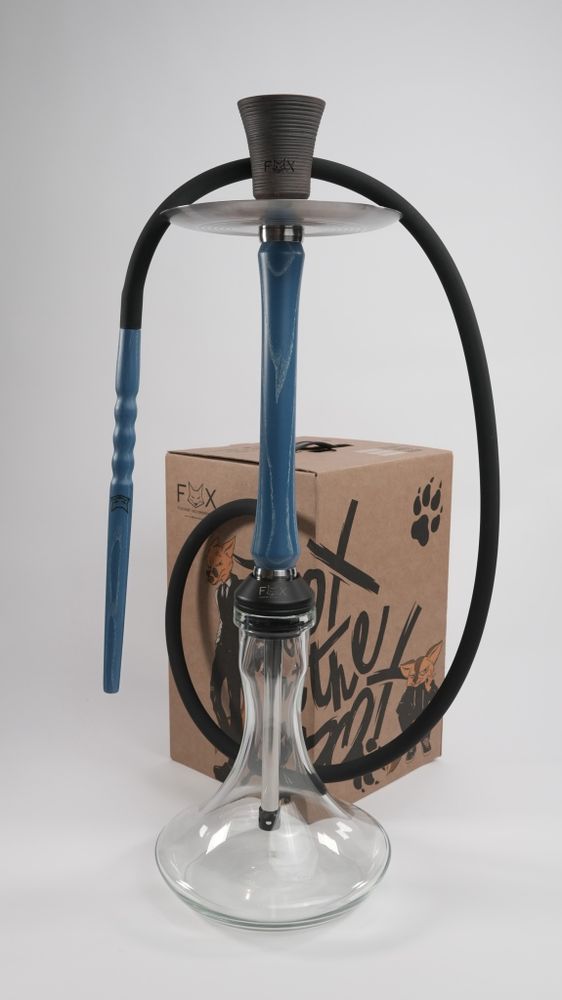 Кальян FOX Wood BLUE (с колбой)
