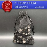 Четки из натурального иризирующего обсидиана созданные вручную из 36 бусин