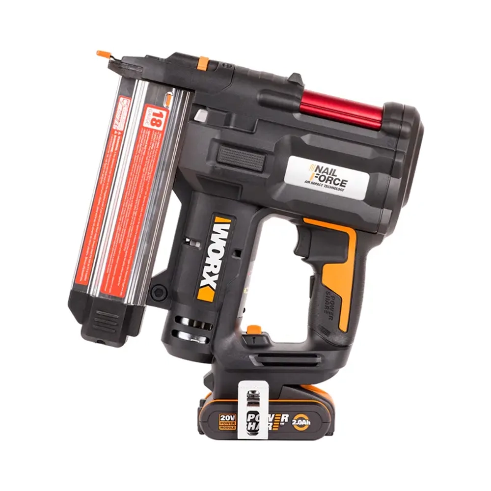 WORX WX840 аккумуляторный гвозде-скобозабиватель (1 x 2 Ач, ЗУ)