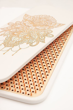 Доска садху Сова алюминиевые гвозди