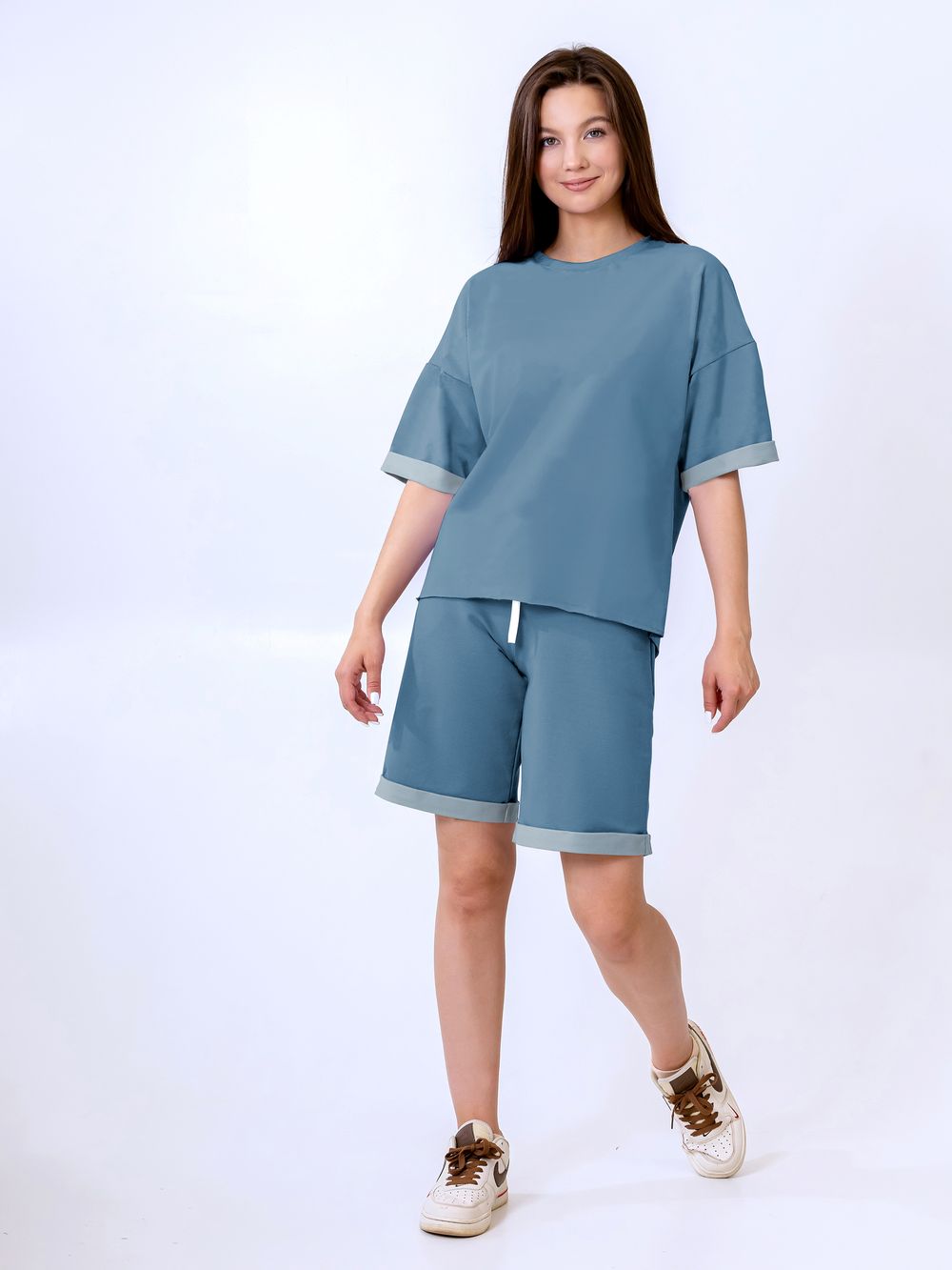 С-1434 / Костюм женский (шорты-бермуды и футболка)