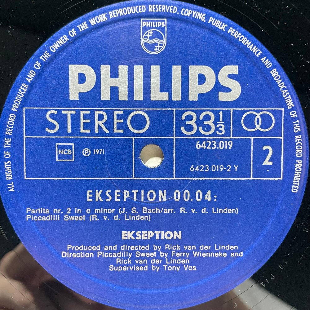 Ekseption, Royal Philharmonic Orchestra ‎– Ekseption 00.04 (Скандинавия 1971г.)