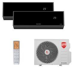 Мультисплит система на 2 комнаты Royal Thermo RTFMI/in-07HN8/black x 2 / RTFMO/out-14HN8