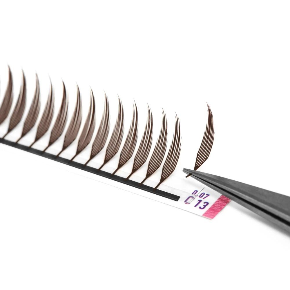 Ресницы коричневые OH! MY LASH Spire перья MIX