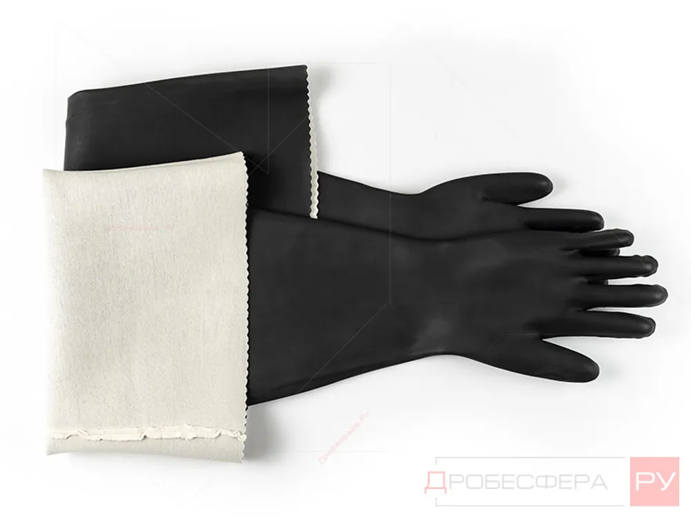 Перчатки камерные 300 мм KANGFEIDES гладкие 15300 G