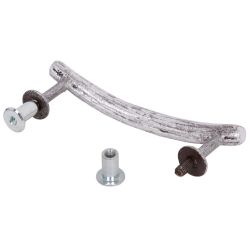 Ручка мебельная Орхидея mini Античное серебро