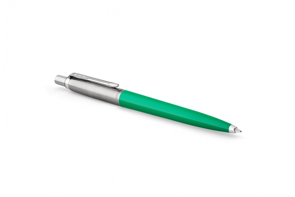 Шариковая ручка Parker Jotter, цвет GREEN, цвет чернил синий, толщина линии M , в подарочной коробке