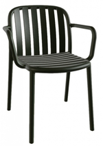 Кресло пластиковое Papatya Galata-K, кипарисовый