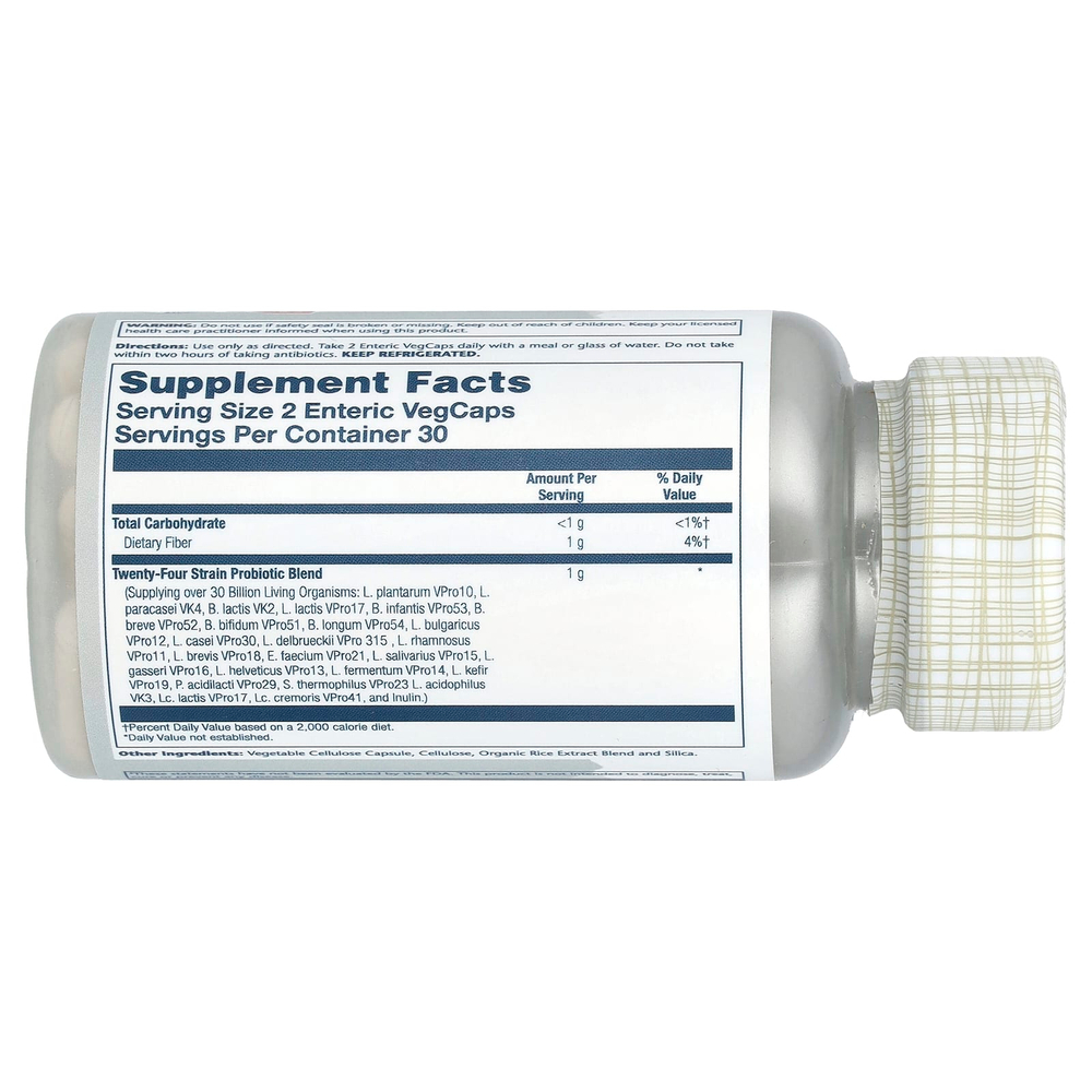 Solaray, Super Multidophilus, пробиотик, 60 растительных капсул