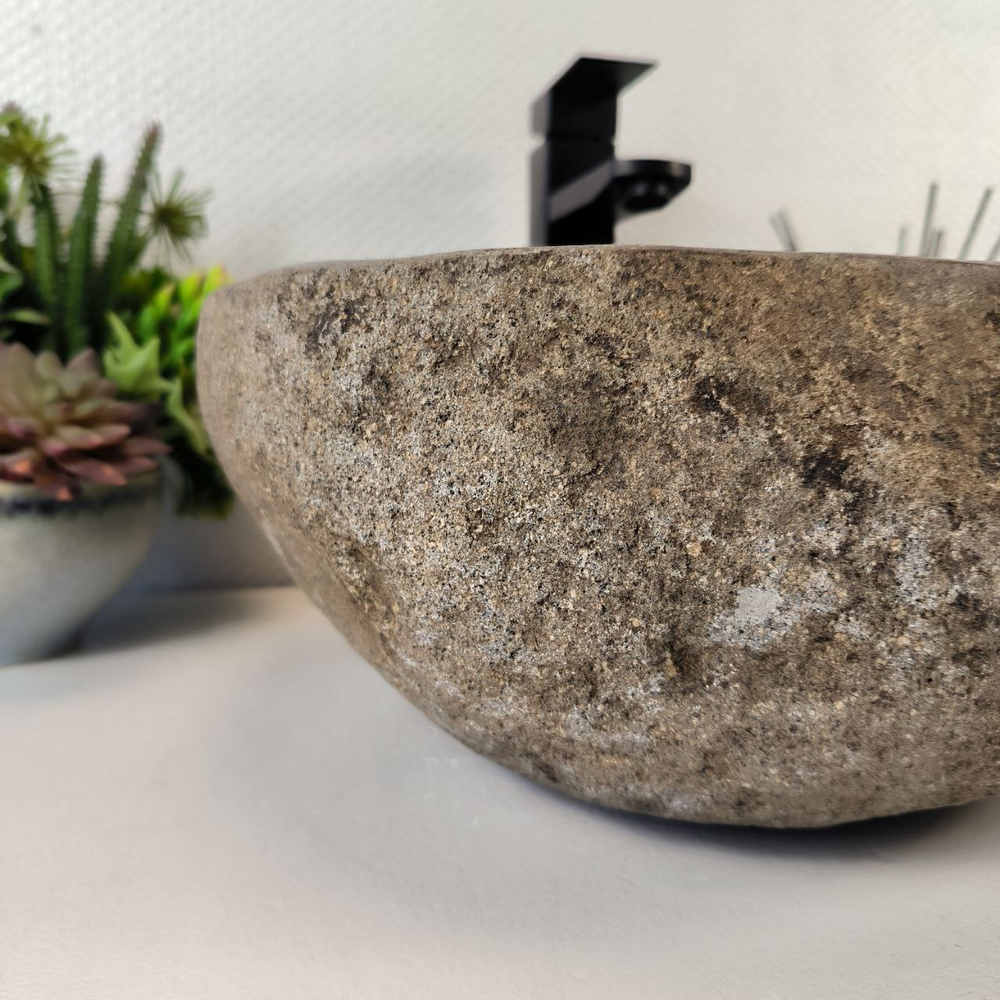 Раковина из речного камня RS-65365 38*38*15 0856