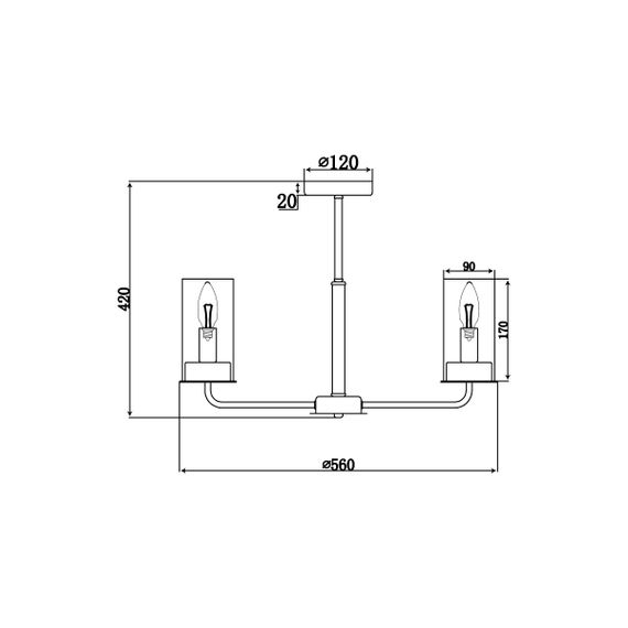 Потолочная люстра Vele Luce Licia VL1923L06