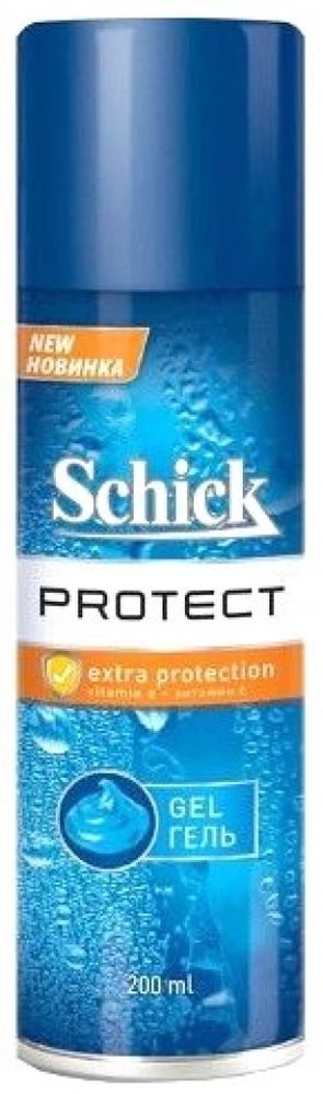 Schick Гель для бритья Protect 200 мл Extra Protection