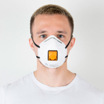 JETAPRO Полумаска Mircon фильтрующая с клапаном, чашеобразная класс защиты FFP2