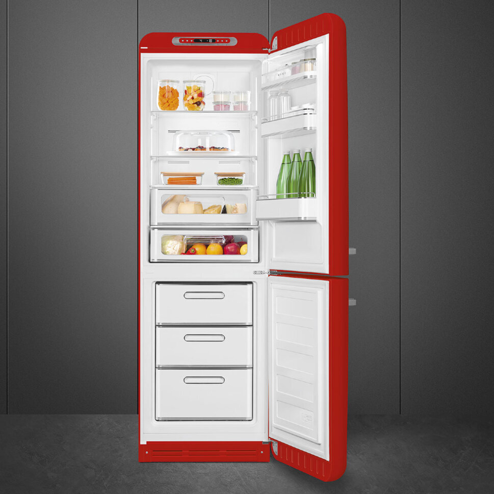 Отдельностоящий двухдверный холодильник Smeg FAB32RRD5