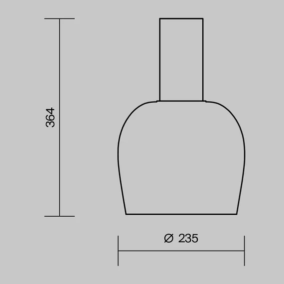 Потолочный светильник Повседневний образ / Smart Casual E27х1 Maytoni mod414cl-01g