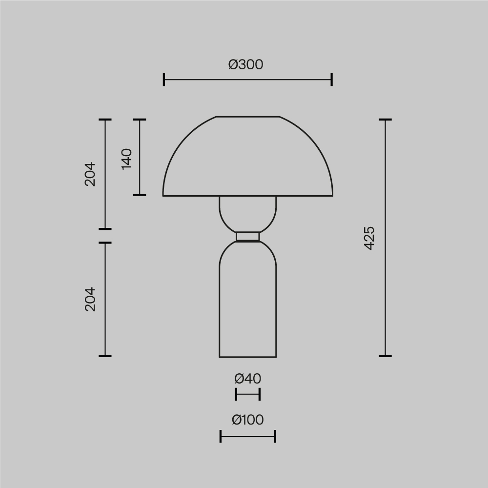 Настольный светильник Maytoni MOD177TL-01W