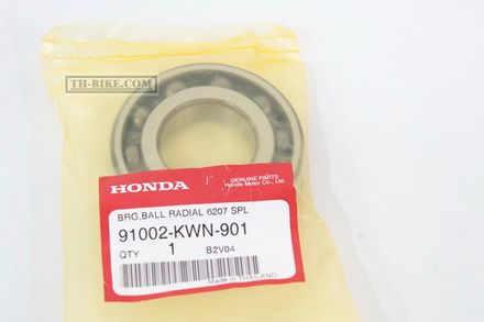 91002-KWN-901. BEARING, RADIAL BALL, 6207
