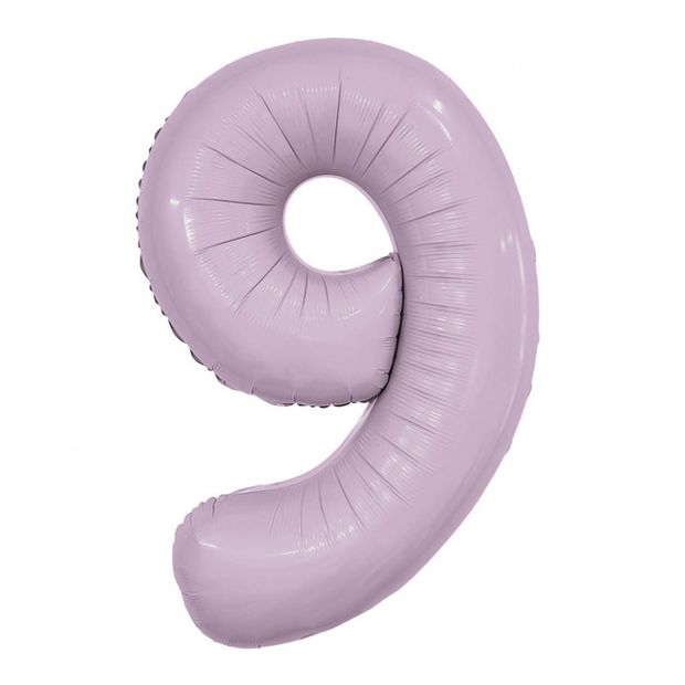 Agura Шар 40" / 102 см "Цифра 9" Орхидея Slim (БГ-60)