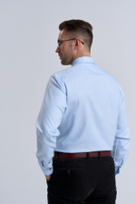 Сорочка мужская VESTER длинный рукав, в клетку, хлопок/лиоцелл 55641 07