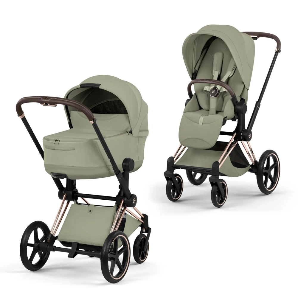 Коляска Priam Style Rosegold 2 в 1 Sage Green