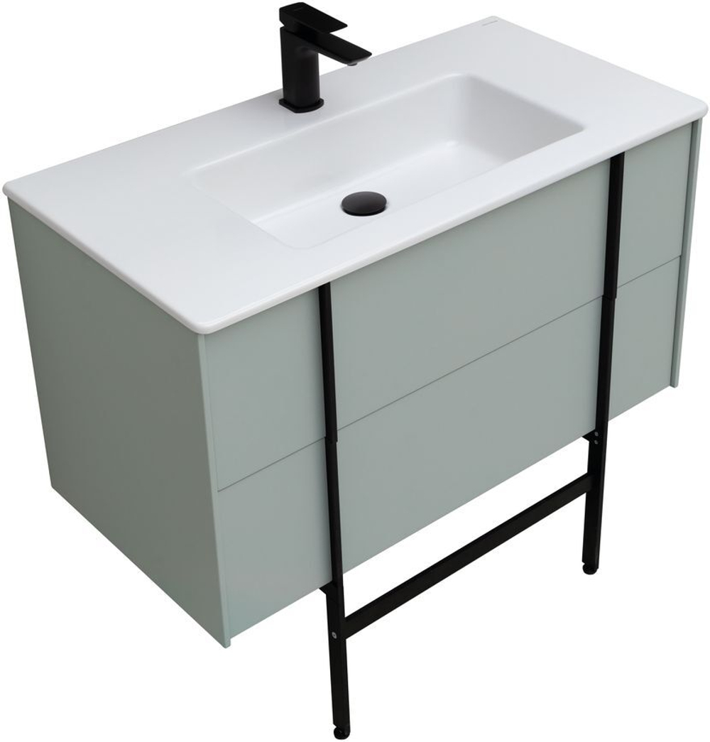 Тумба с раковиной Allen Brau Reality 90 см 1.32006.PWM папирус матовый